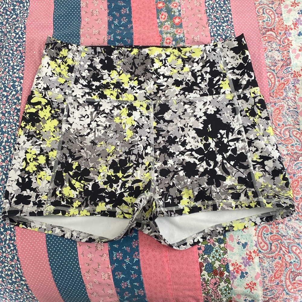 Fabletics gym shorts.